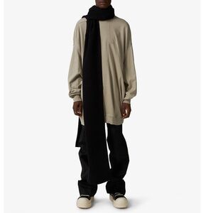 Rick Owens Emily mega scarf  black NWT